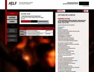 aelf.org screenshot