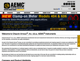 aemc.com screenshot