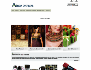 aensiaindia.com screenshot