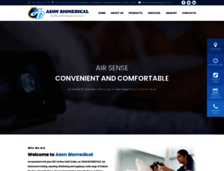 aeonbiomedical.co.in screenshot