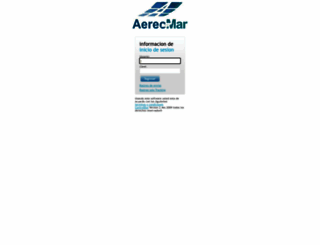 aereomar.controlbox.net screenshot