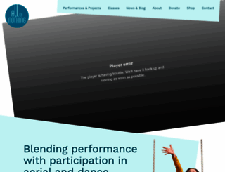 aerialdance.co.uk screenshot