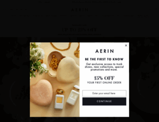 aerin.com screenshot