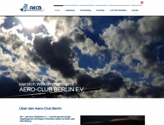 aero-club-berlin.de screenshot