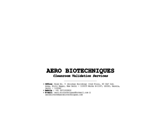 aerobiotechniques.com screenshot