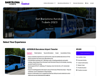 aerobus.barcelona-tickets.com screenshot