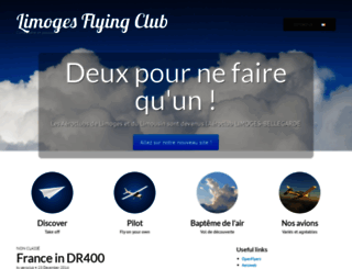 aeroclublimoges.fr screenshot