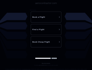 aerocontractor.com screenshot