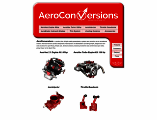 aeroconversions.com screenshot