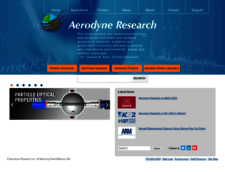 aerodyne.com screenshot