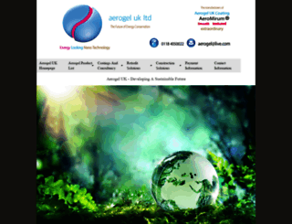 aerogel.uk.com screenshot