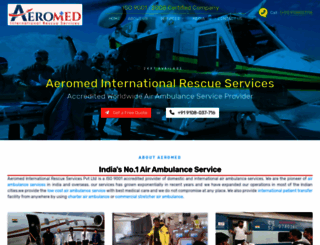 aeromedairambulance.com screenshot