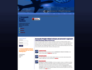 aeronauticfreight.com screenshot