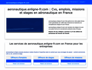 aeronautique.enligne-fr.com screenshot