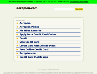 aeroplen.com screenshot