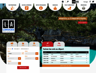 aeroportlimoges.com screenshot
