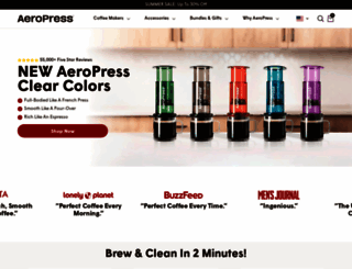 aeropress.com screenshot