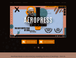 aeropressmovie.com screenshot
