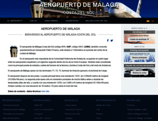 aeropuertodemalaga-costadelsol.com screenshot