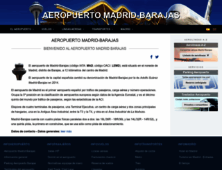 aeropuertomadrid-barajas.com screenshot