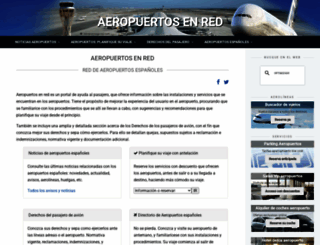 aeropuertosenred.com screenshot