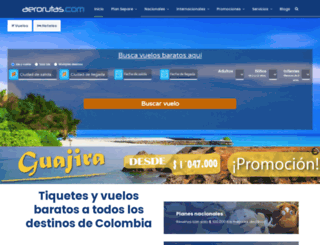 aerorutas.com.co screenshot