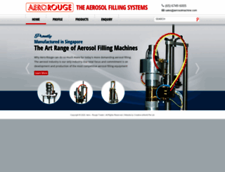 aerosolmachine.com screenshot