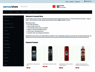 aerosolstore.com screenshot