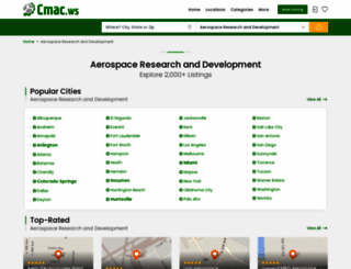 aerospace-research-facilities.cmac.ws screenshot