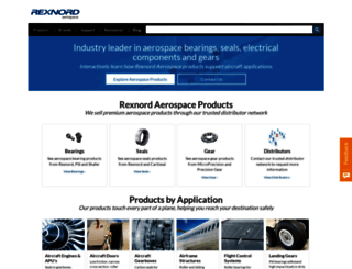 aerospace.rexnord.com screenshot
