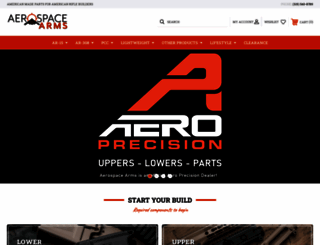 aerospacearms.com screenshot