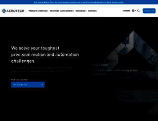 aerotech.com screenshot