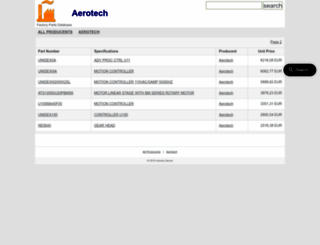 aerotech.industry-server.com screenshot
