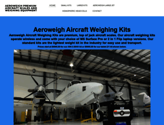 aeroweigh.com screenshot