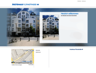 aerztehaus-florastrasse44.de screenshot