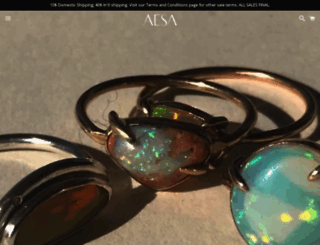 aesajewelry.com screenshot