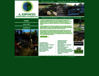 aespositolandscaping.com screenshot