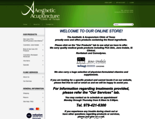 aestheticandacupunctureclinic.com screenshot