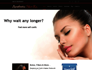 aestheticskinrx.com screenshot