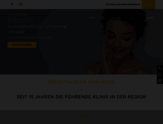 aesthetik-team-nuernberg.de screenshot