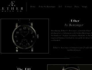 aetherwatches.com screenshot