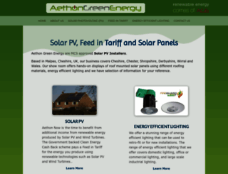 aethongreenenergy.co.uk screenshot