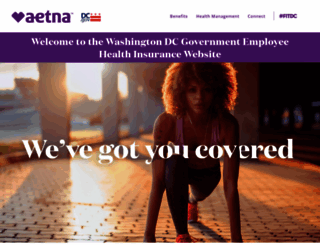 aetnadcgov.com screenshot
