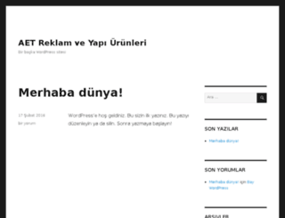 aetreklam.com screenshot