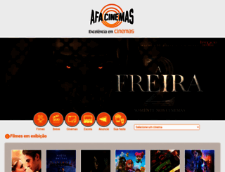 afacinemas.com.br screenshot