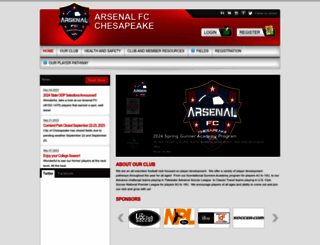 afcchesapeake.org screenshot