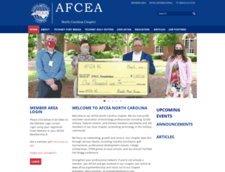 afcea-nc.org screenshot