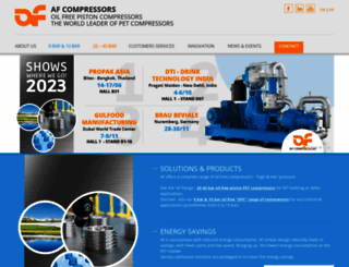 afcompressors.com screenshot