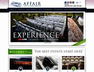 affair-rentals.com screenshot