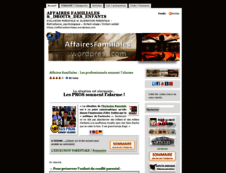 affairesfamiliales.wordpress.com screenshot